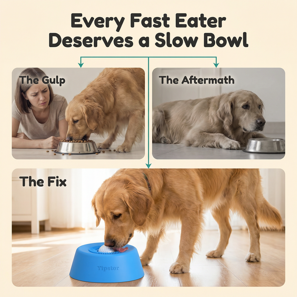 Slow Feeder Dog Bowl